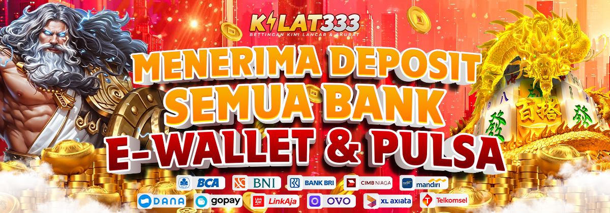 Menerima Deposit Semua Bank, Ewallet & Pulsa